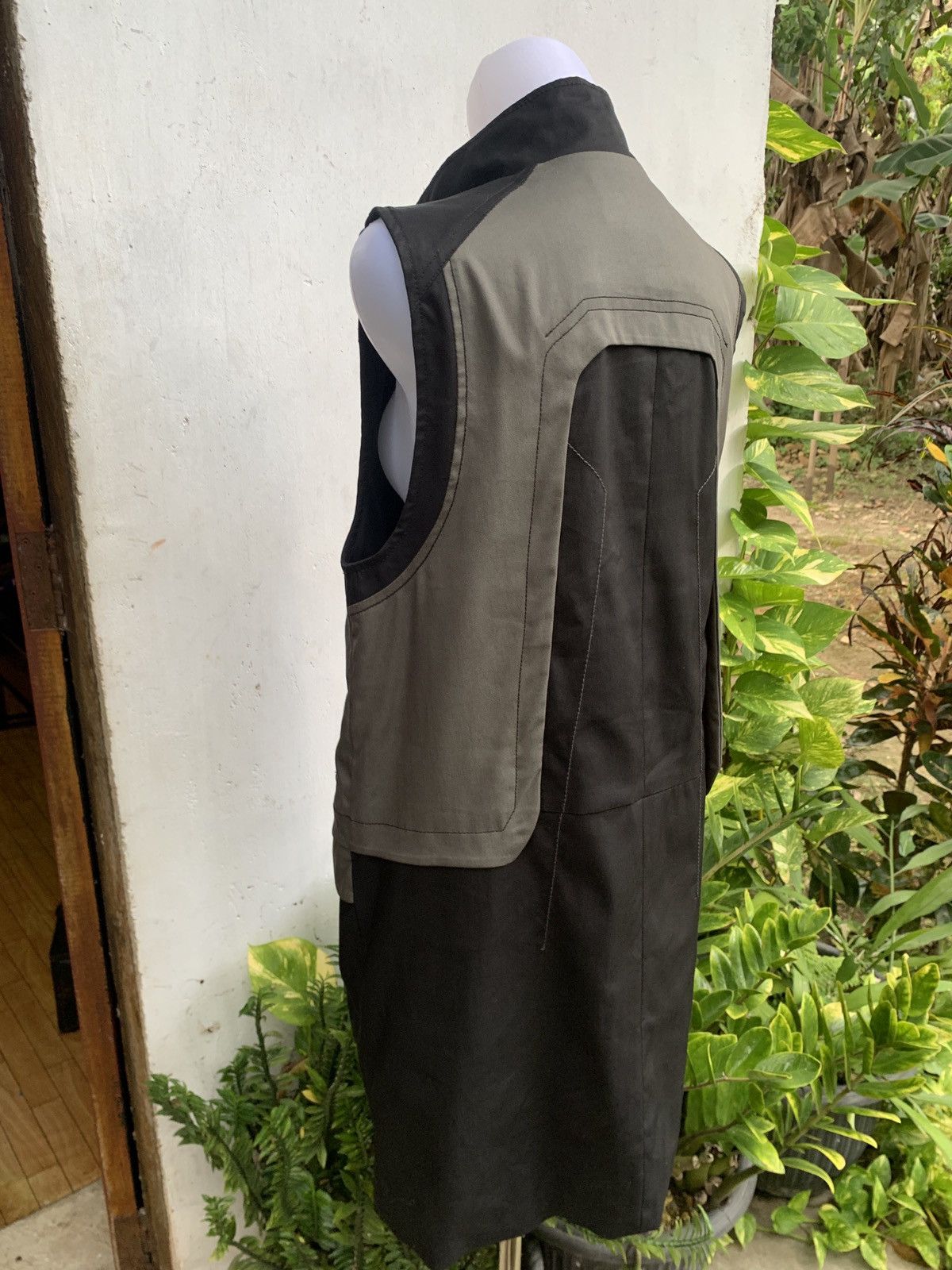 Japanese Brand × Seditionaries 2012 Tankus Multifabric Pocket Zip up Tactical Midi Dress Size S / US 4 / IT 40 - 4 Thumbnail