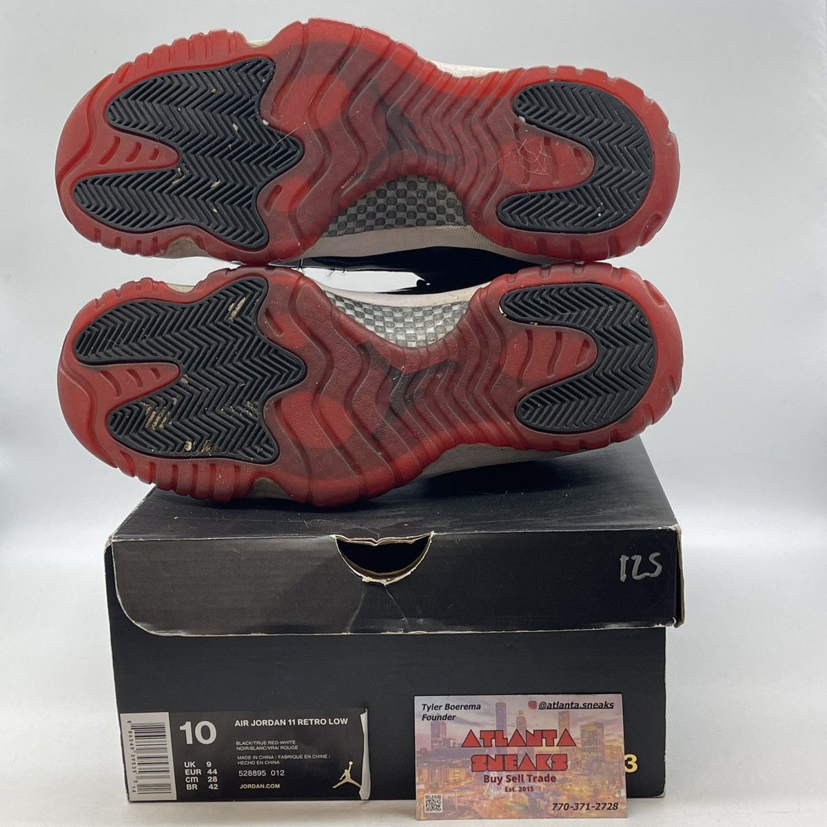 Jordan Brand Air Jordan 1 low bred Size US 10 / EU 43 - 7 Thumbnail