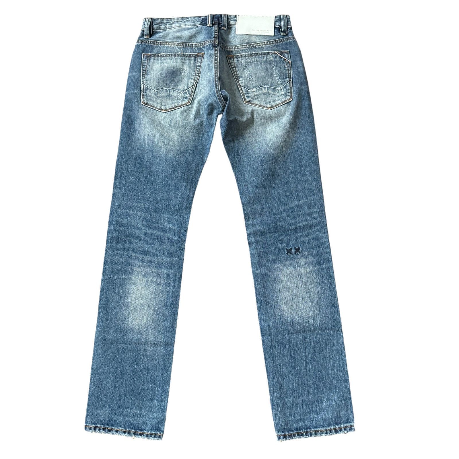 Cult Of Individuality Cult of Individuality Greaser Jeans Ripped Japanese Denim Size US 30 / EU 46 - 2 Thumbnail