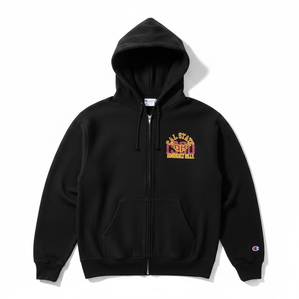Champion Cal State Dominguez Hills CSDH Champion Full Zip Hoodie S Size US S / EU 44-46 / 1 - 1 Thumbnail