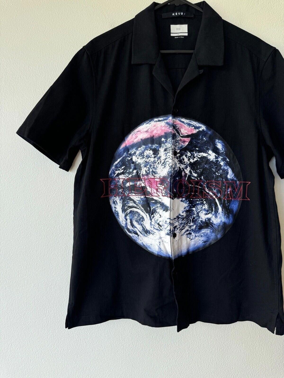 Ksubi new ksubi medium m short sleeve shirt top resort black globe Size US M / EU 48-50 / 2 - 3 Thumbnail