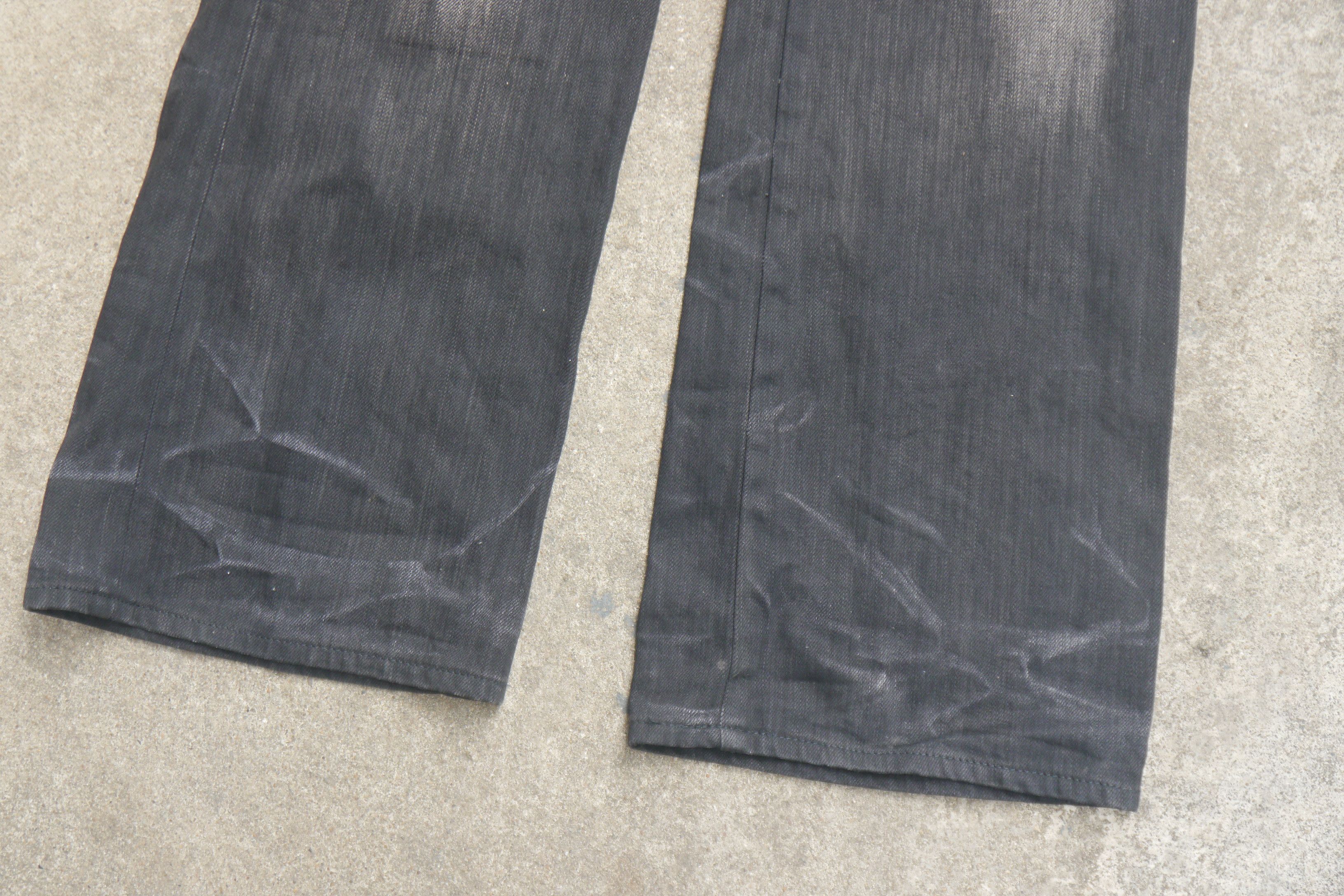 Japanese Brand (P300) DELAY by Win & Sons Black Washed Denim Jumpsuit Sz 2 Size US 34 / EU 50 - 10 Thumbnail