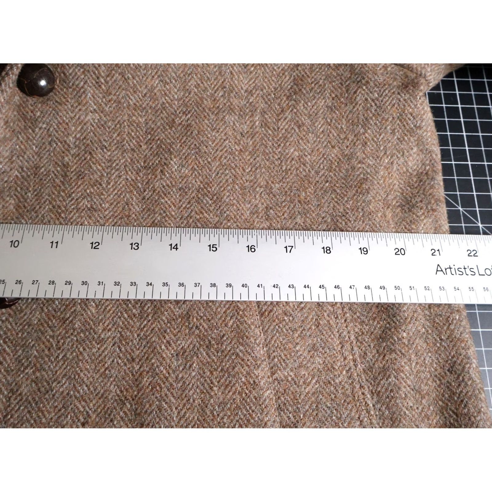 Vintage VINTAGE Casualcraft Overcoat Coat Wool 40 Brown 3 Button Herringbone Tweed USA Made Mens Long Size US XXS / EU 40 - 7 Thumbnail
