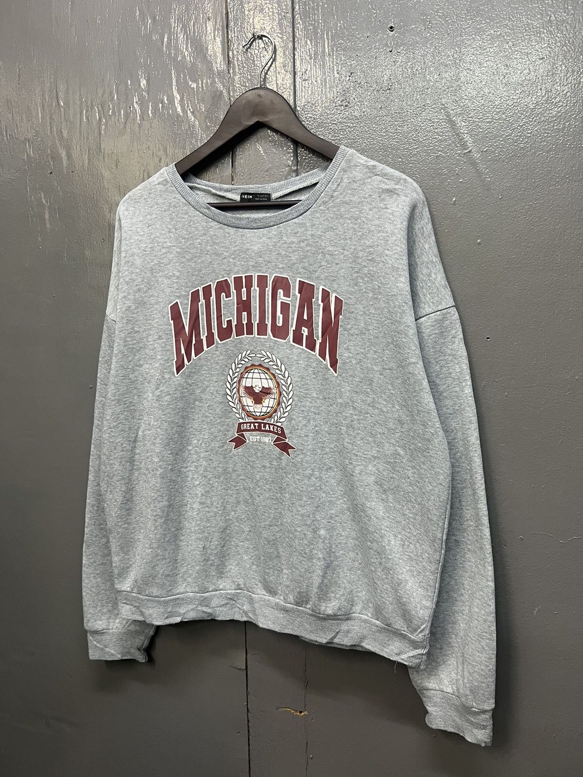 Japanese Brand Michigan Great Lakes Sweatshirt Size US XXL / EU 58 / 5 - 3 Thumbnail