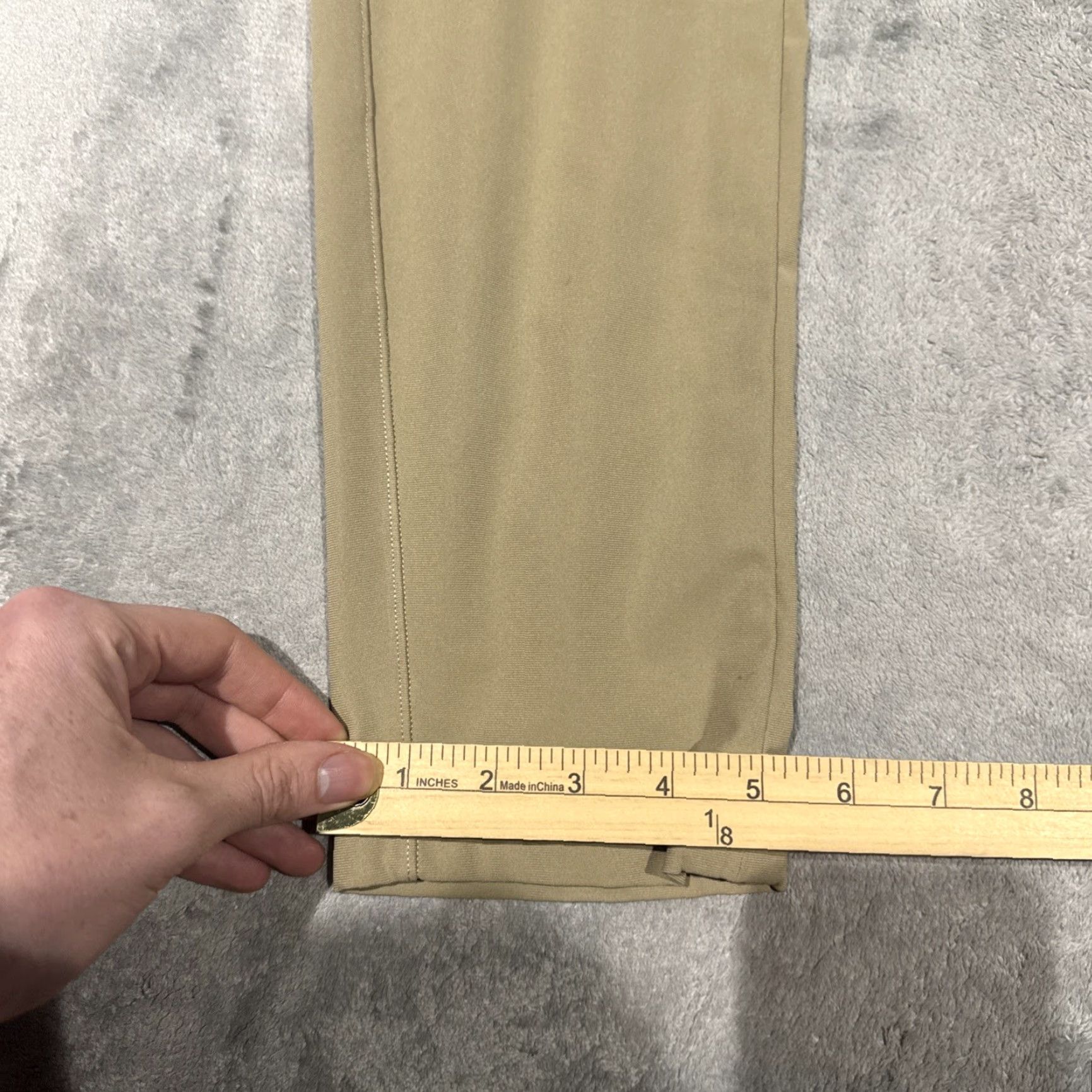 Lululemon Lululemon Commission Slim Tofino Sand Khaki Tan Pants Men’s 28x31 Warpstreme Beige Slimming Flat Front Belt Loops Tapered Leg Varieties Size US 28 / EU 44 - 5 Thumbnail