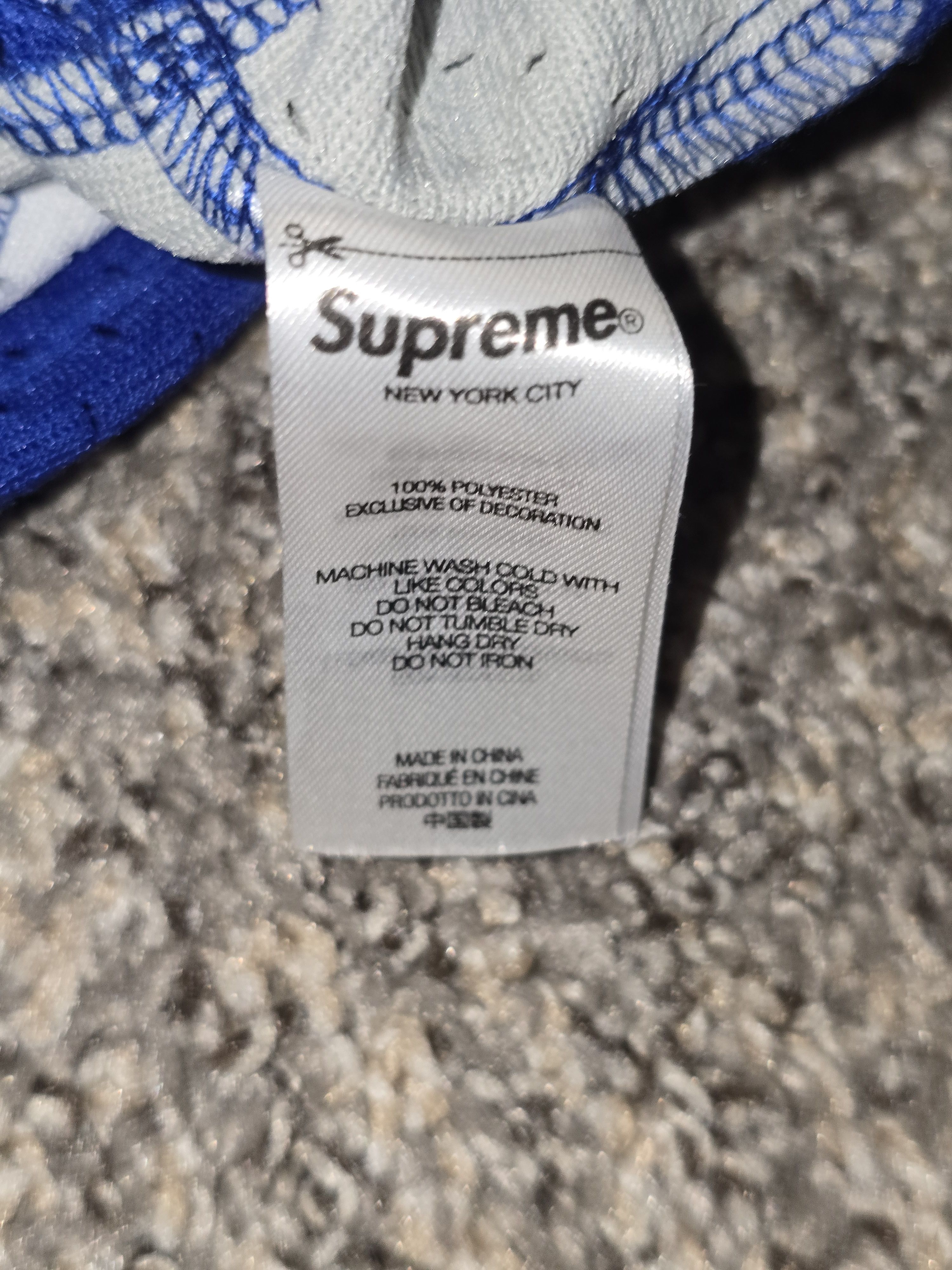 Supreme × Wtaps Supreme/WTAPS Hockey Jersey Blue Large – Excellent Condition Size US L / EU 52-54 / 3 - 5 Thumbnail
