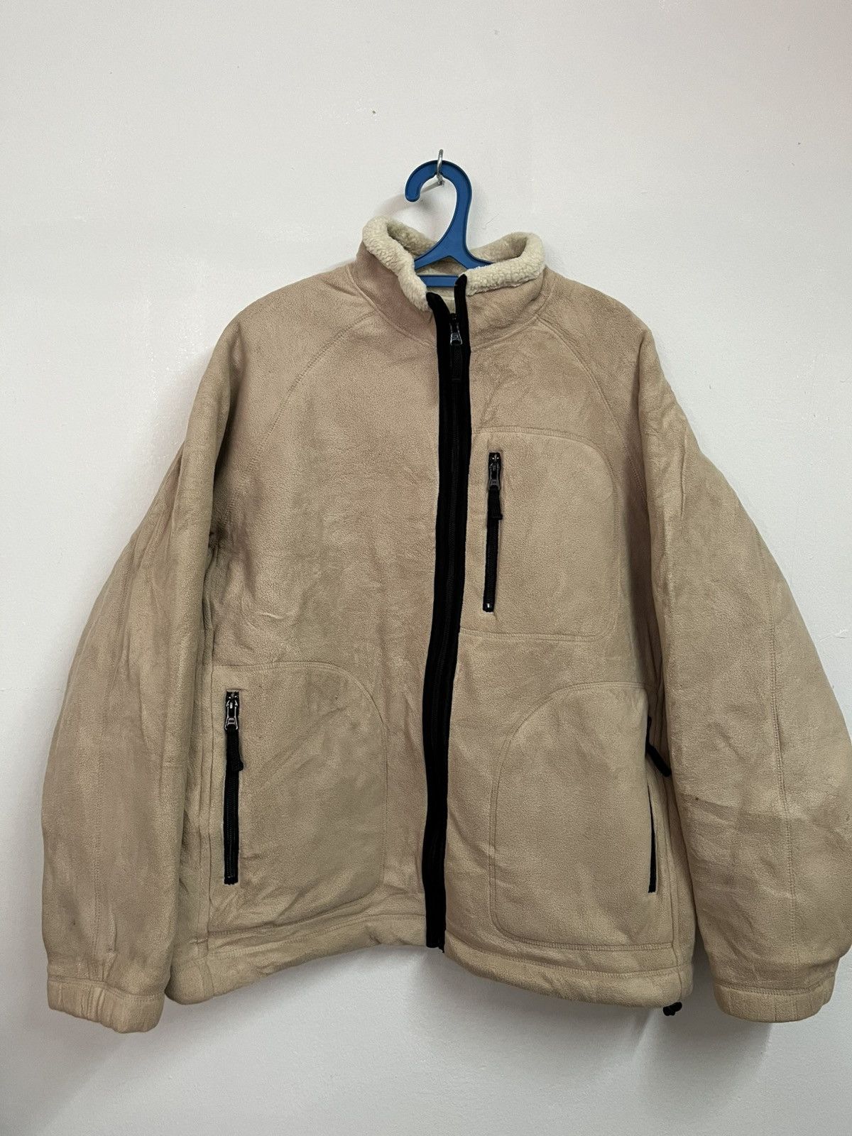 Japanese Brand 💥Vintage 00s Deep Pile REVERSIBLE Sherpa Heavy Jackets Size US M / EU 48-50 / 2 - 2 Thumbnail