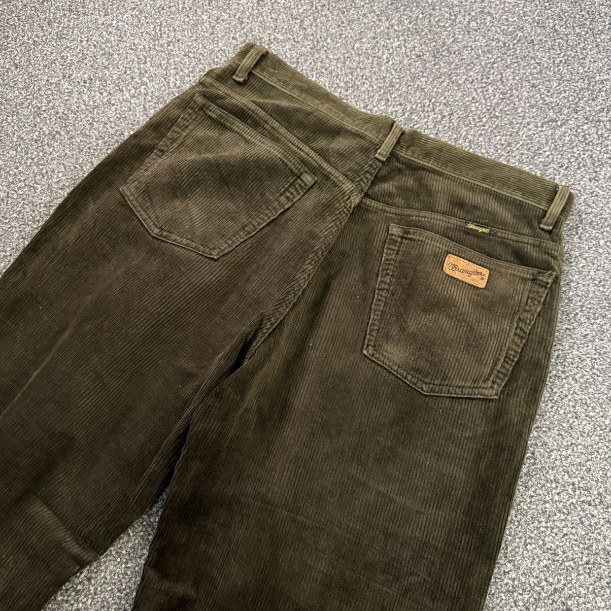 14th Addiction 🔥🇯🇵 Vintage 90s Corduroy Wrangler Blue Bell Wideleg Denim Size US 35 - 6 Thumbnail
