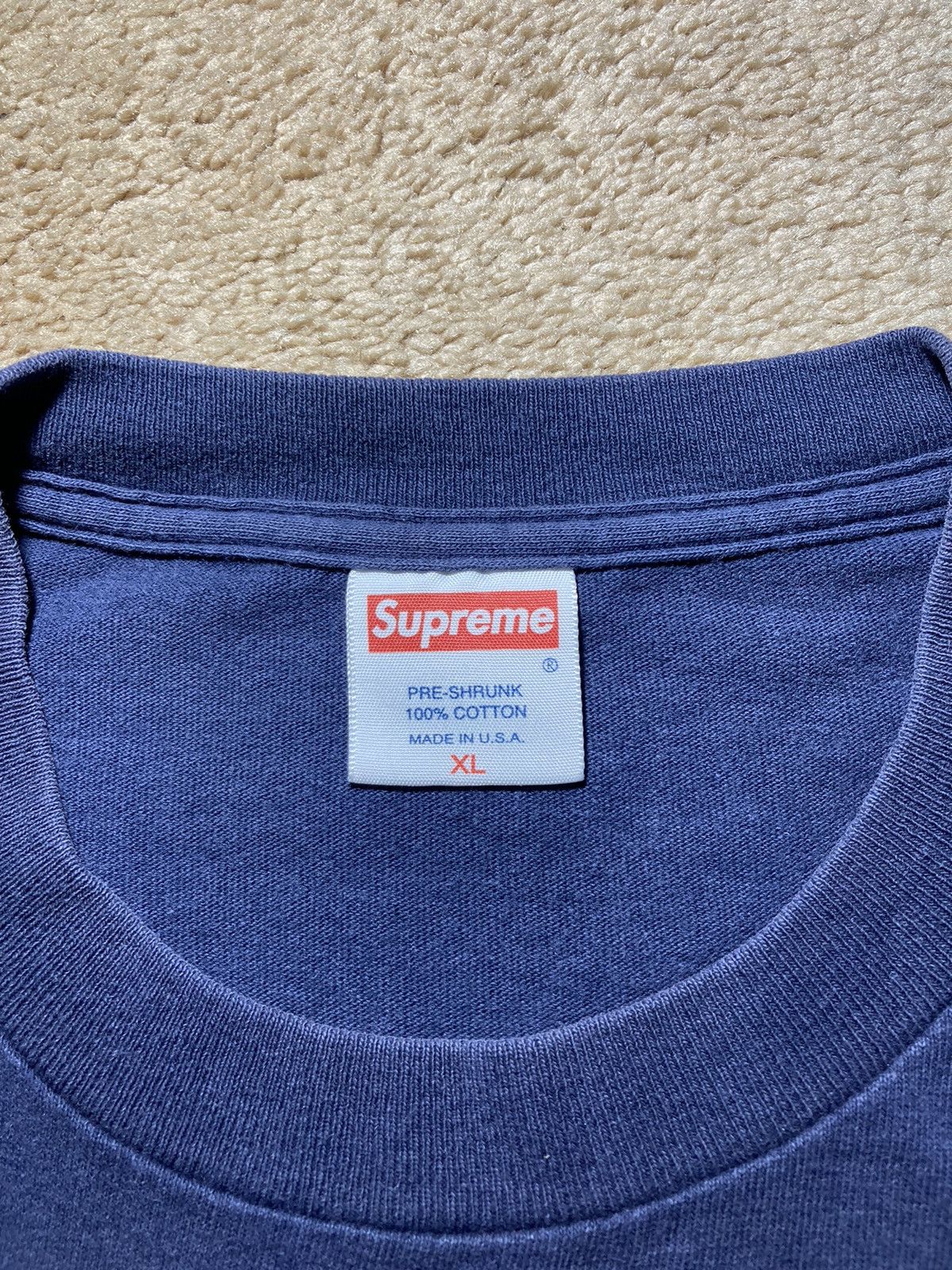 Supreme 2003 Supreme Popcorn Tee Navy Cartoon Graphic Fast Food Junk Size US XL / EU 56 / 4 - 3 Thumbnail