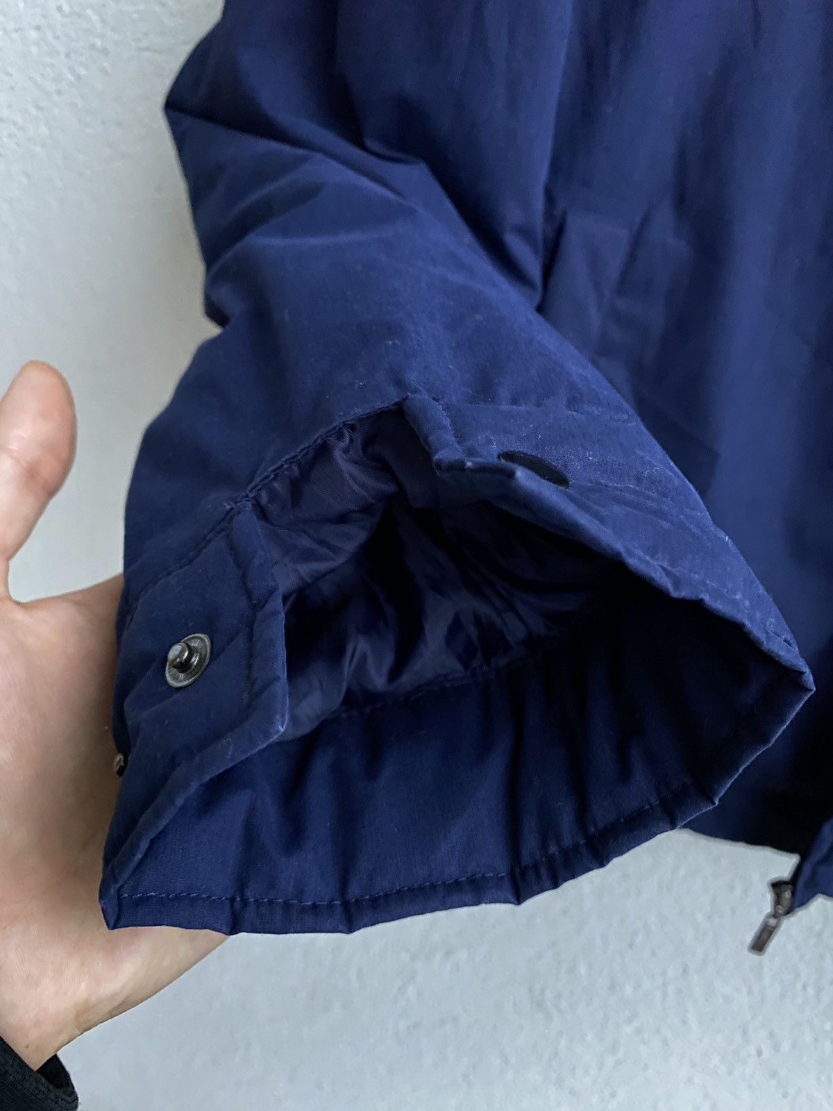 Yves Saint Laurent Warm YSL Jacket Navy Quilted Bomber Size US L / EU 52-54 / 3 - 20 Thumbnail
