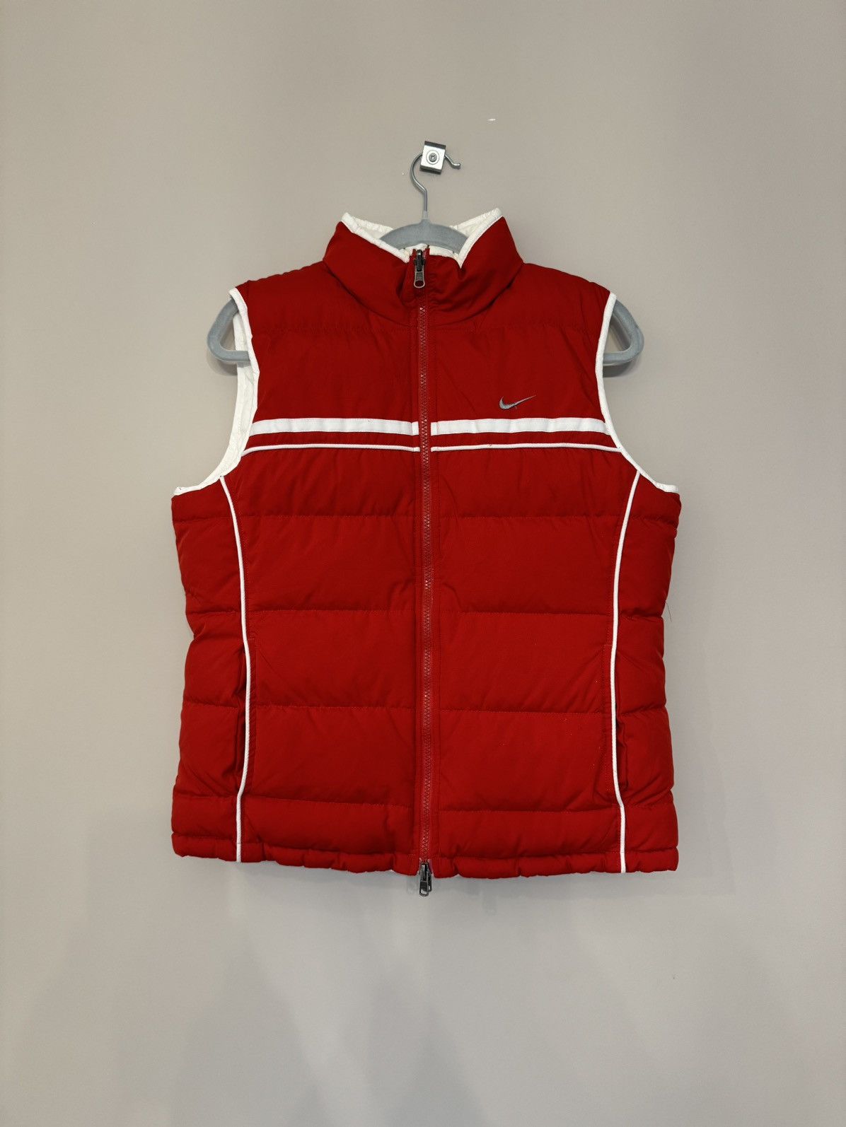 Nike Nike vest 90s women’s down puffer 2 in 1 reversible red Size L / US 10 / IT 46 - 1 Thumbnail