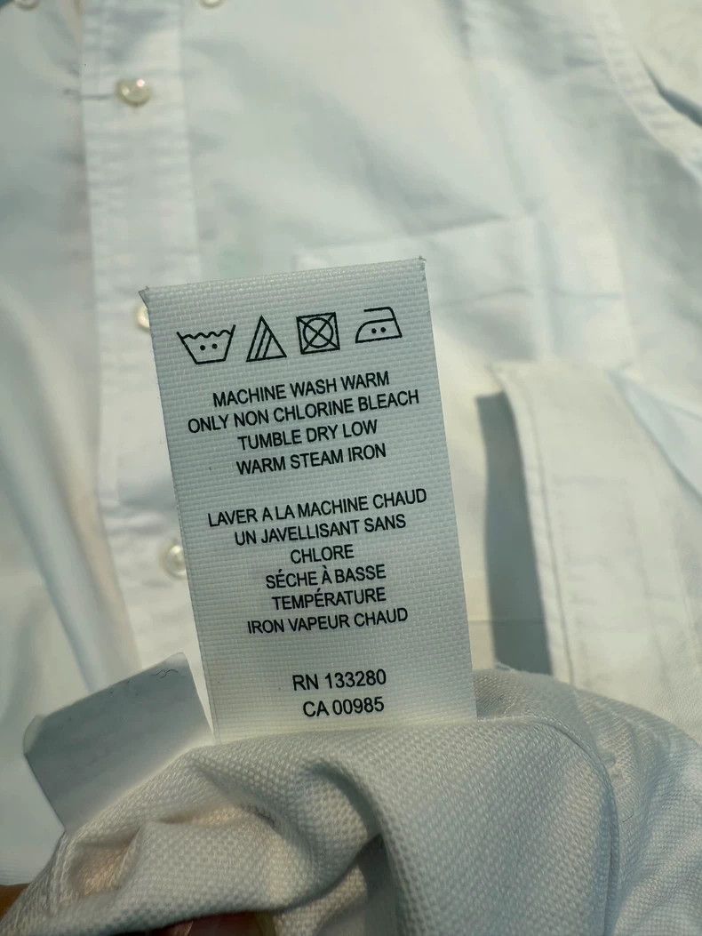 Thom Browne Thom Browne white short sleeve shirt-2507 Size US S / EU 44-46 / 1 - 5 Thumbnail
