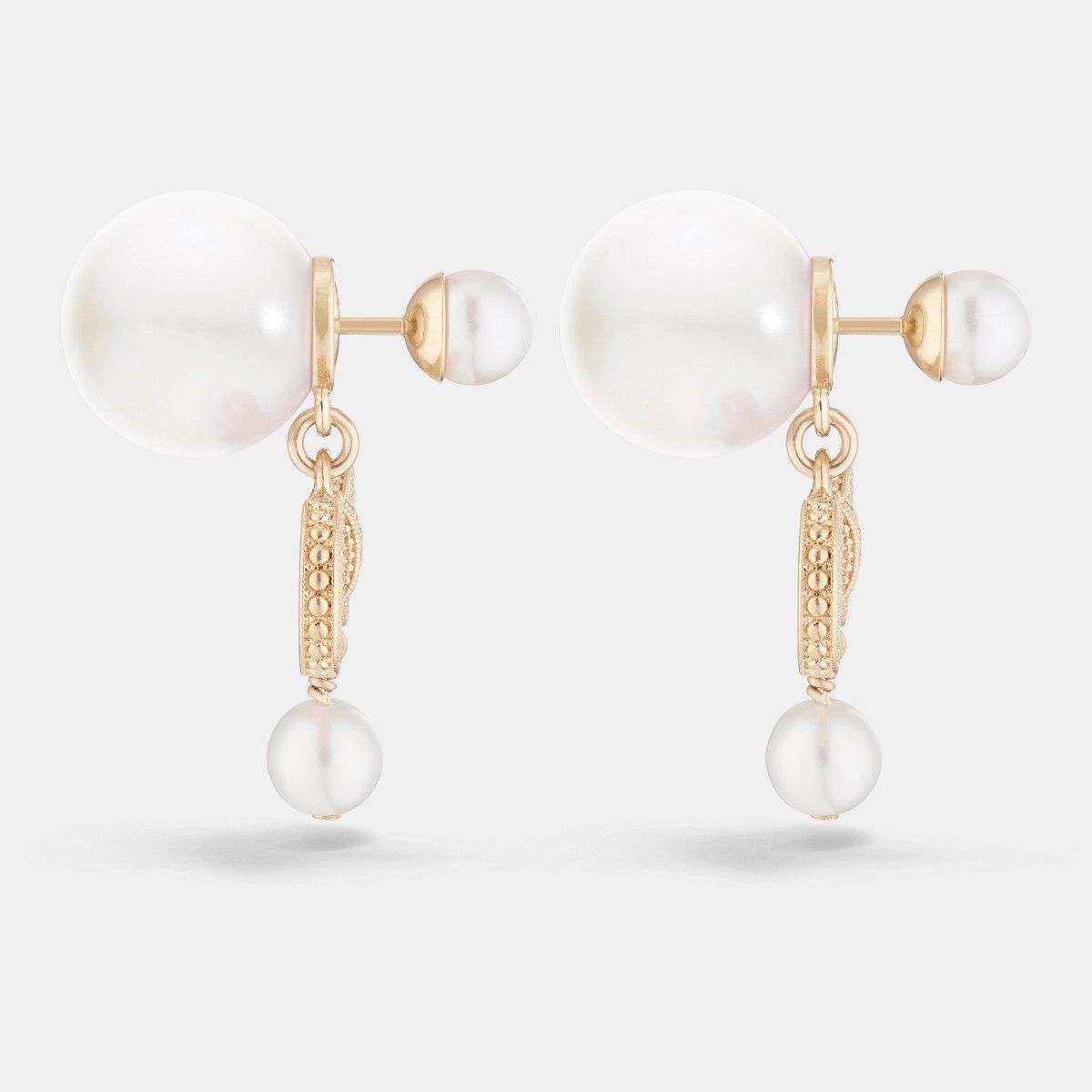 Dior o1bcso1str0126 Size:OS/Tribales Earrings in Golden/White Size ONE SIZE - 2 Thumbnail