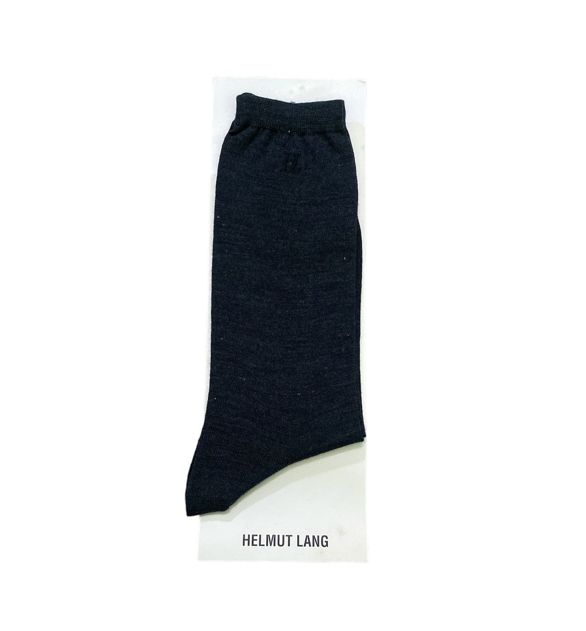 Designer × Helmut Lang Luxury Designer Helmut Lang embroided logo socks Size ONE SIZE - 1 Thumbnail