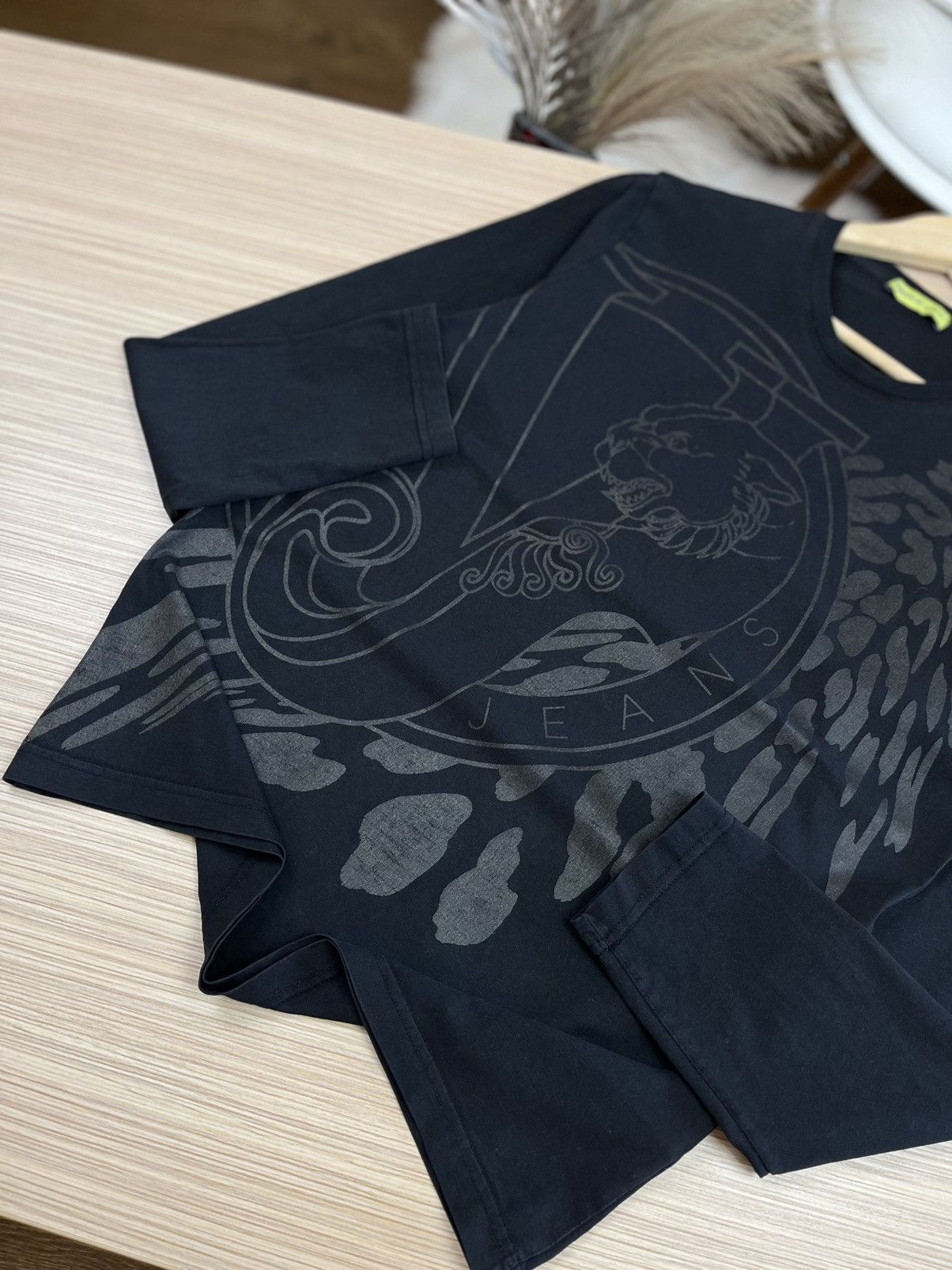 Versace Versace Jeans Logo longsleeve tee Size US L / EU 52-54 / 3 - 5 Thumbnail