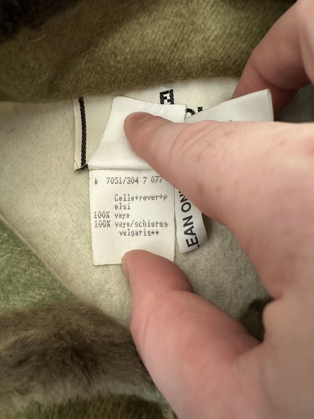 Fendi Archive Fendi Fall 1998 Cashmere Fur Bomber Jacket Lagerfeld Size XS / US 0-2 / IT 36-38 - 5 Thumbnail