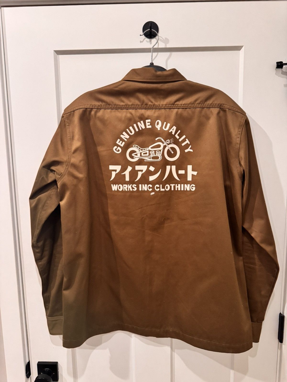 Iron Heart Iron Heart America 9oz Mechanic Shirt Brown - XXXL Size US XXL / EU 58 / 5 - 2 Thumbnail