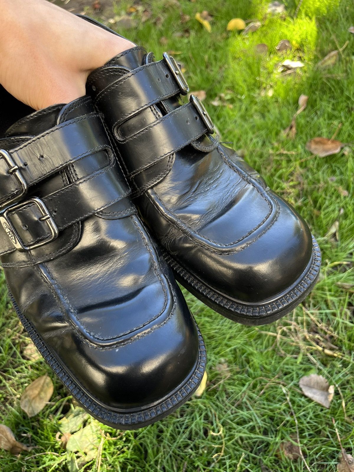 Vintage Vintage Kanye West Style Leather Work Boots Shoes Size US 10 / EU 43 - 8 Thumbnail