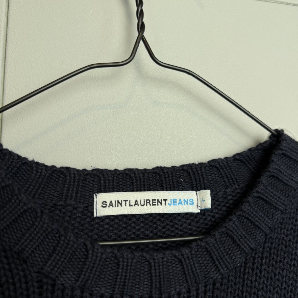 Saint Laurent Paris Vintage Yves Saint Lauren Jeans Sweater Y2K Size US L / EU 52-54 / 3 - 3 Thumbnail