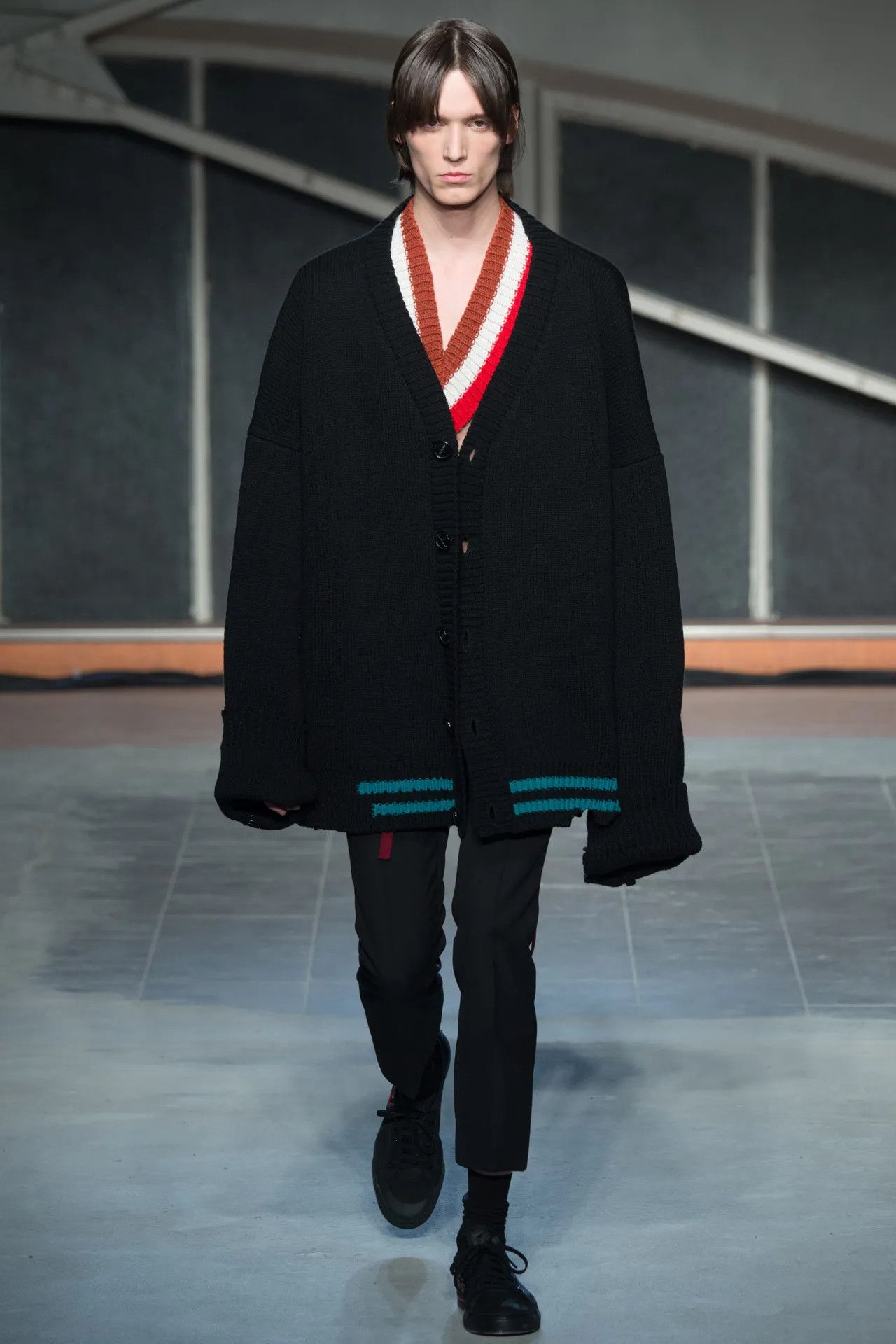 FW16 SLIGHTLY FLARED TROUSERS (48)
