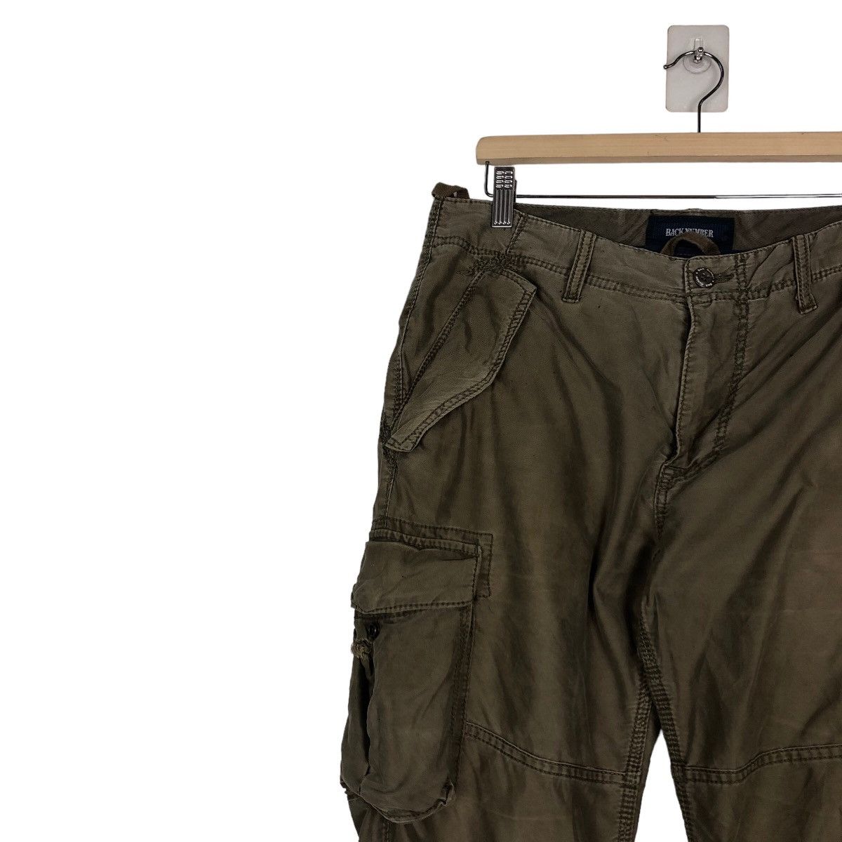 Hysteric Glamour 🔥Vintage Flare Cargo Pants Back Number Japan Multi Pockets Size US 32 / EU 48 - 7 Thumbnail