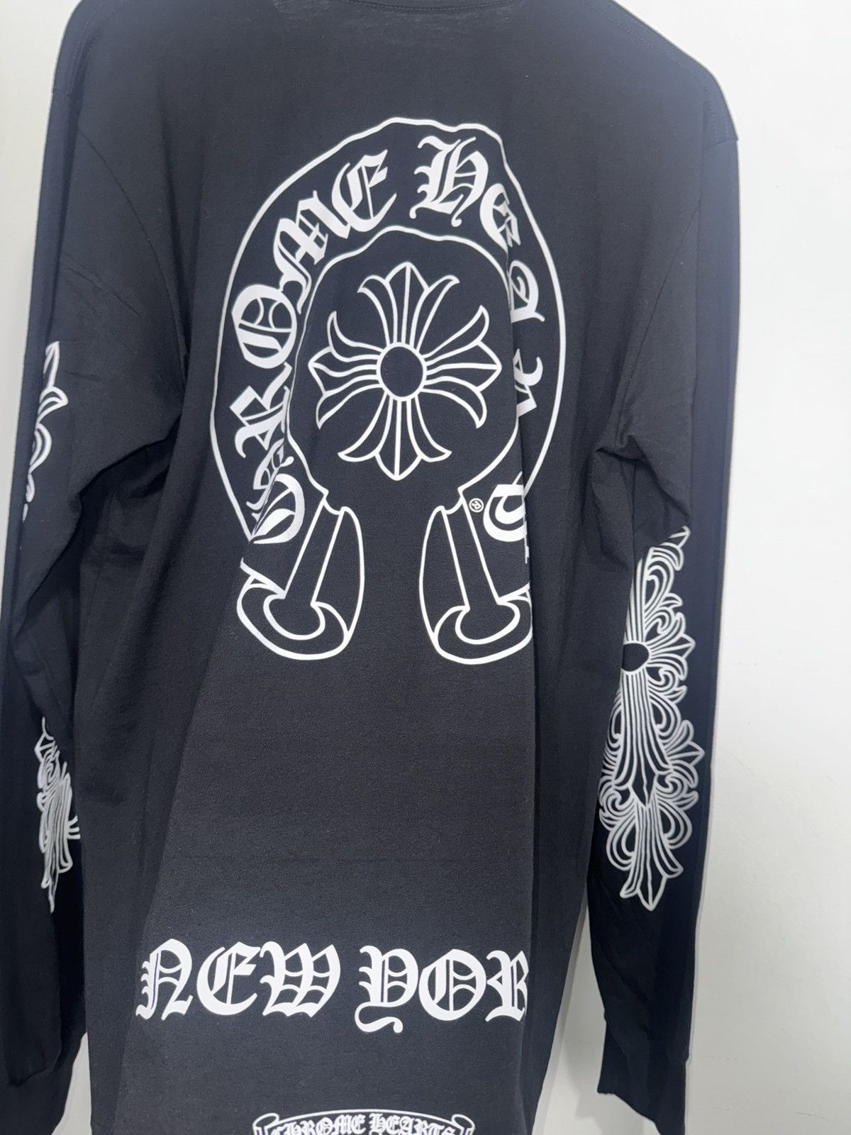 Chrome Hearts Chrome Hearts New York Exclusive Horseshoe Logo Long Sleeve Size US L / EU 52-54 / 3 - 8 Thumbnail
