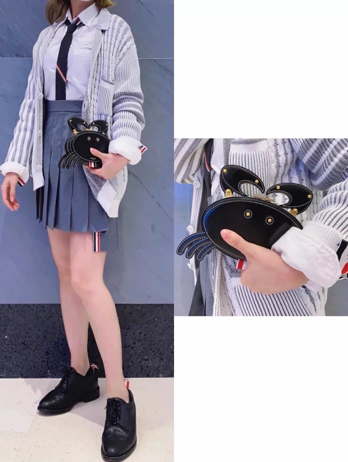 Thom Browne Thom Browne Women's Classic Brogue Wooden Sole Size 37 Size US 6.5 / IT 36.5 - 7 Thumbnail