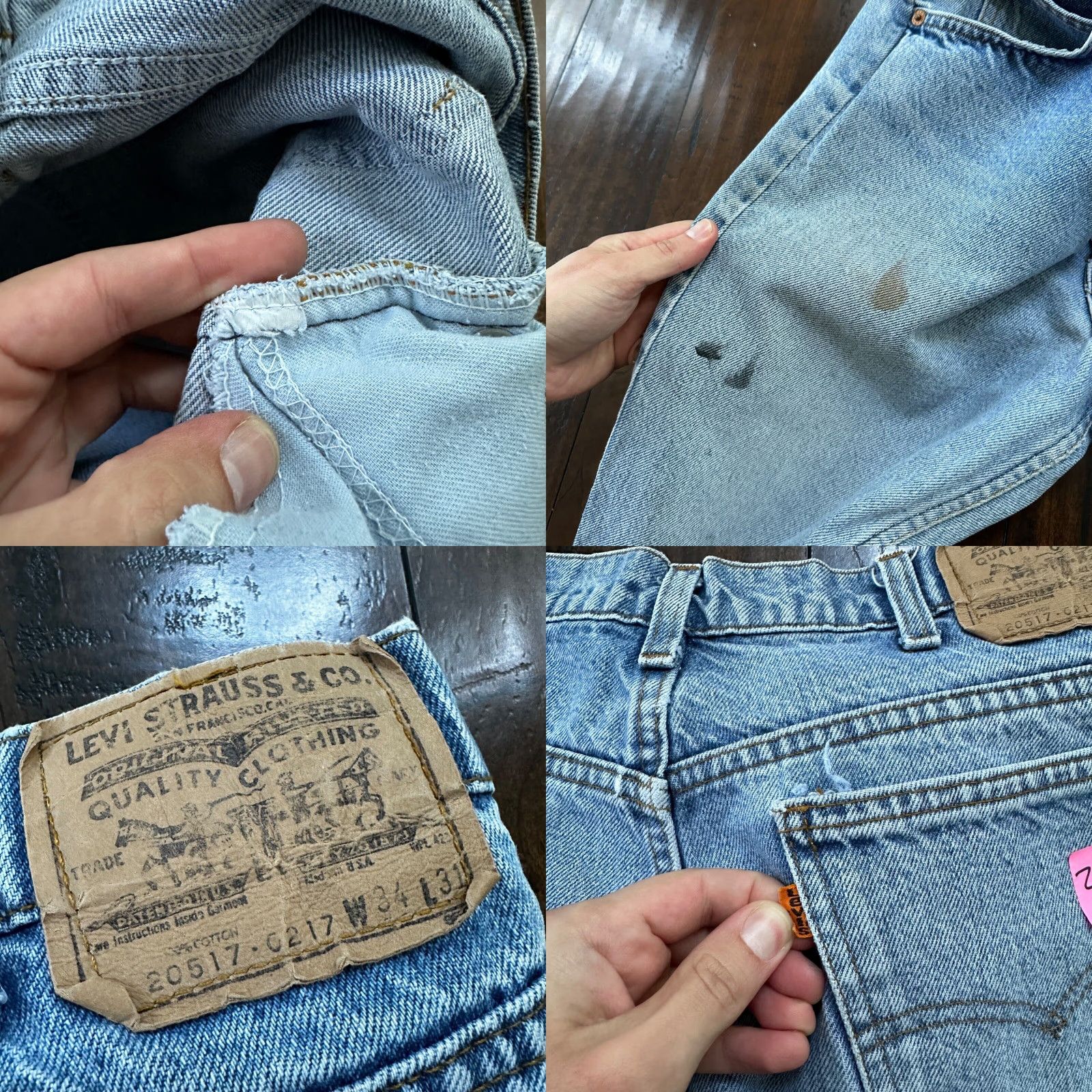 Levi's VINTAGE Levi's 517 Jeans Men 34 Regular Blue Flare Bootcut 80s USA Size US 34 / EU 50 - 8 Thumbnail