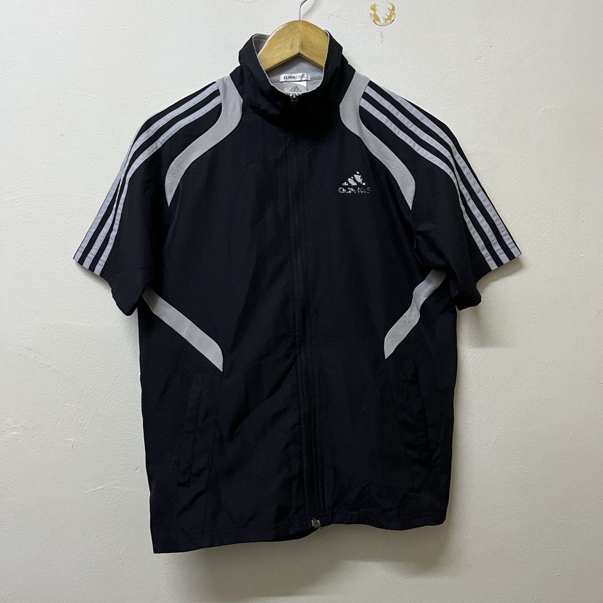 Adidas × Vintage Vintage Adidas Mock Neck Windbreaker Size US S / EU 44-46 / 1 - 16 Thumbnail