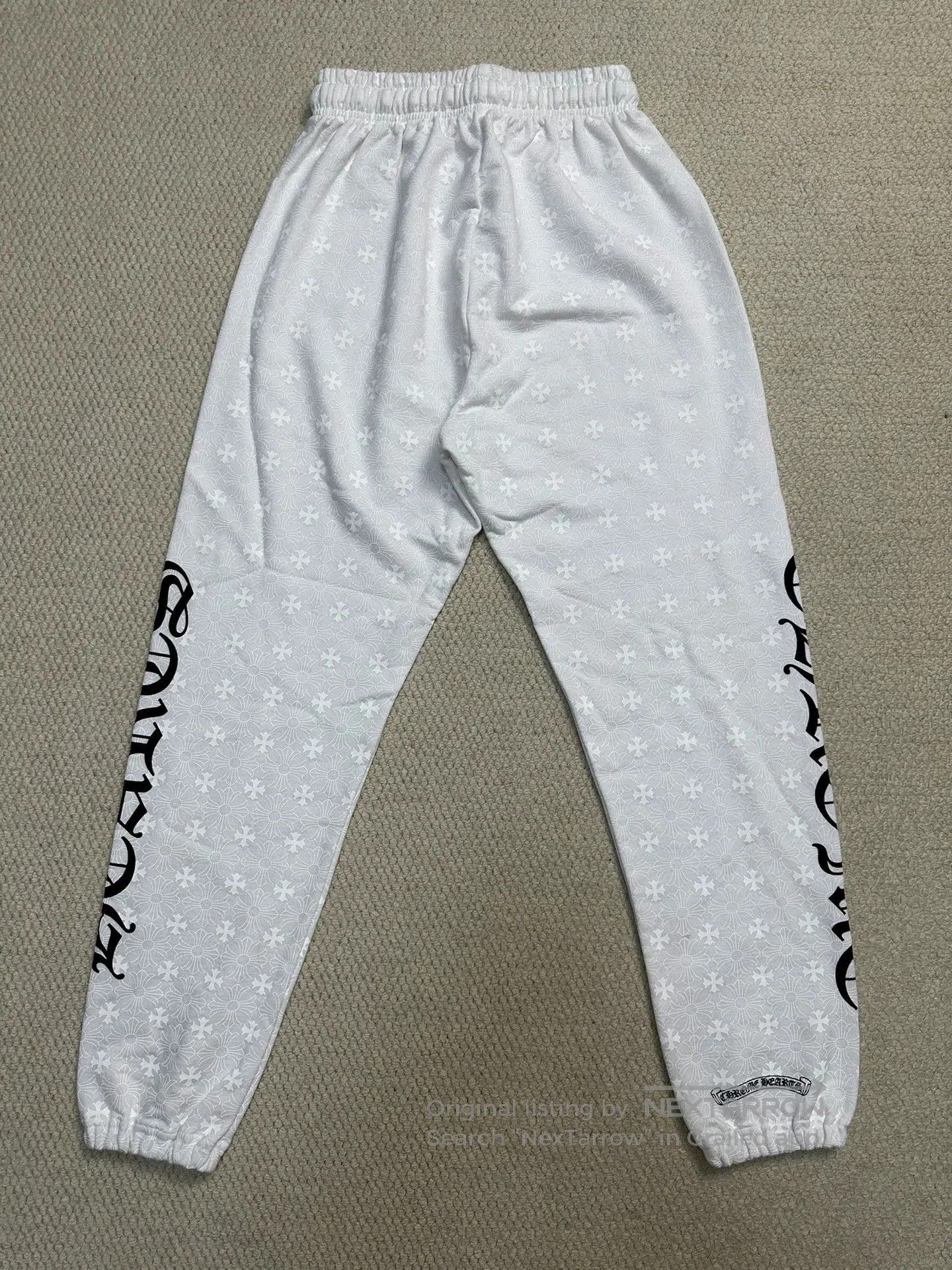 Chrome Hearts chrome hearts white graphic sweatpants size small. Size US 26 / EU 42 - 3 Thumbnail