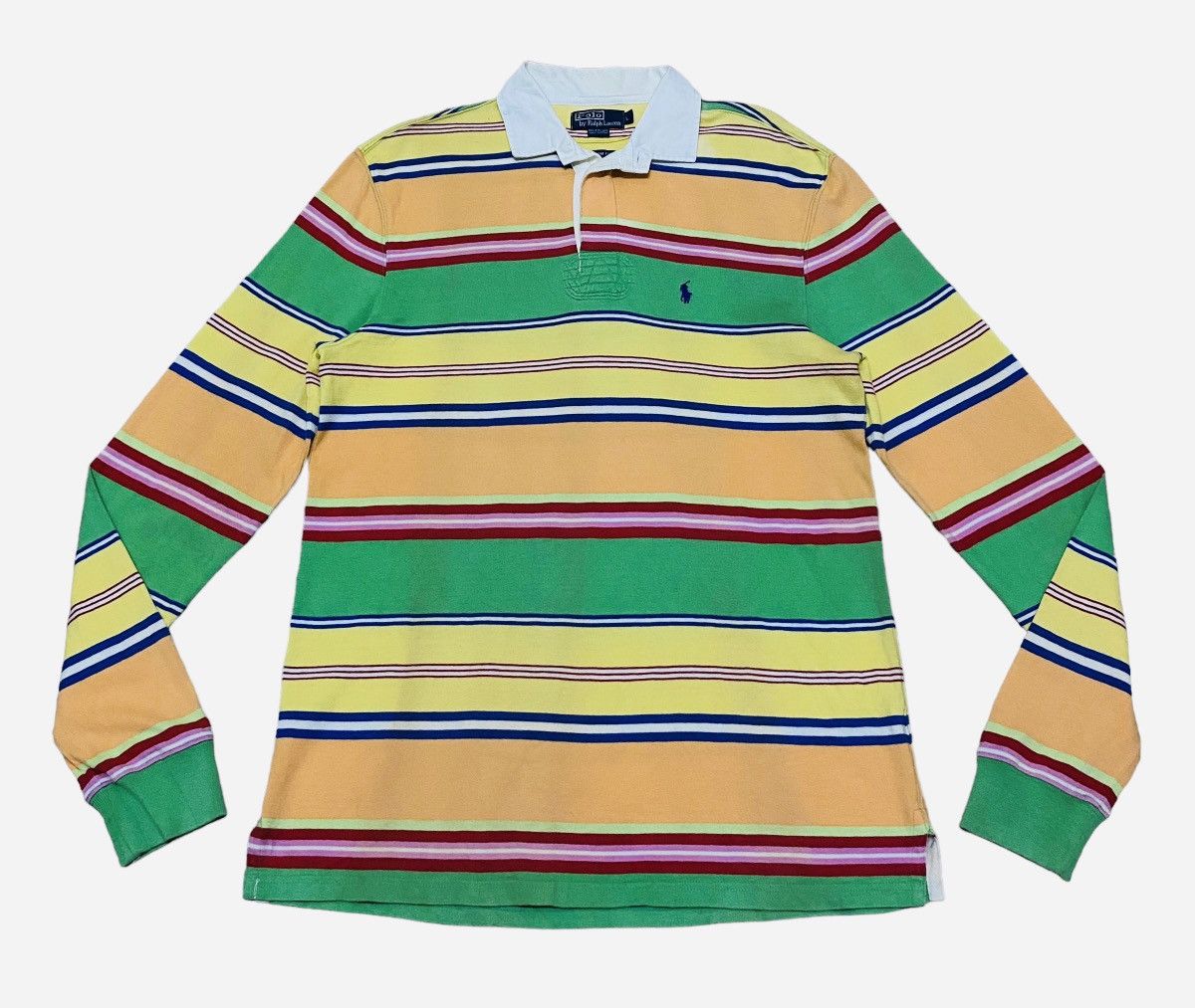 Polo Ralph Lauren × Rugby Ralph Lauren × Vintage Rare Design Vintage Polo Ralph Lauren Rugby T-shirt 1990s Size US L / EU 52-54 / 3 - 1 Thumbnail
