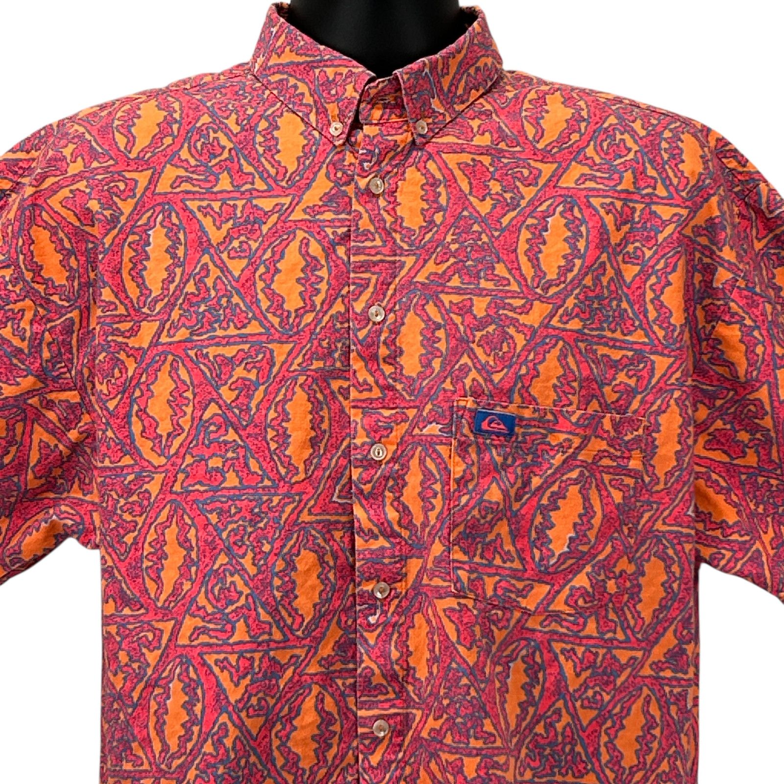 Quiksilver Vintage 80s 90s Quiksilver Button Front Shirt M Medium Size US M / EU 48-50 / 2 - 1 Thumbnail
