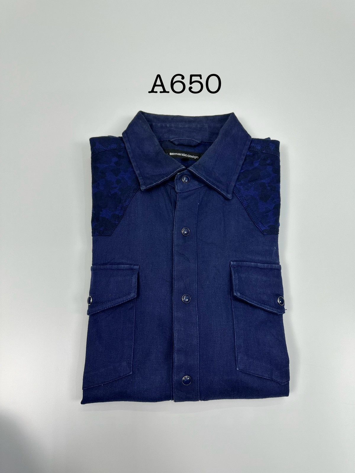 semanticdesign Semantic Design Camo Japan Button Shirt A650 Size US S / EU 44-46 / 1 - 11 Thumbnail