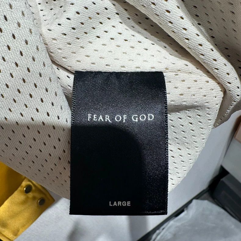 Fear of God Fear of God Silk gold jacket Size US L / EU 52-54 / 3 - 4 Thumbnail