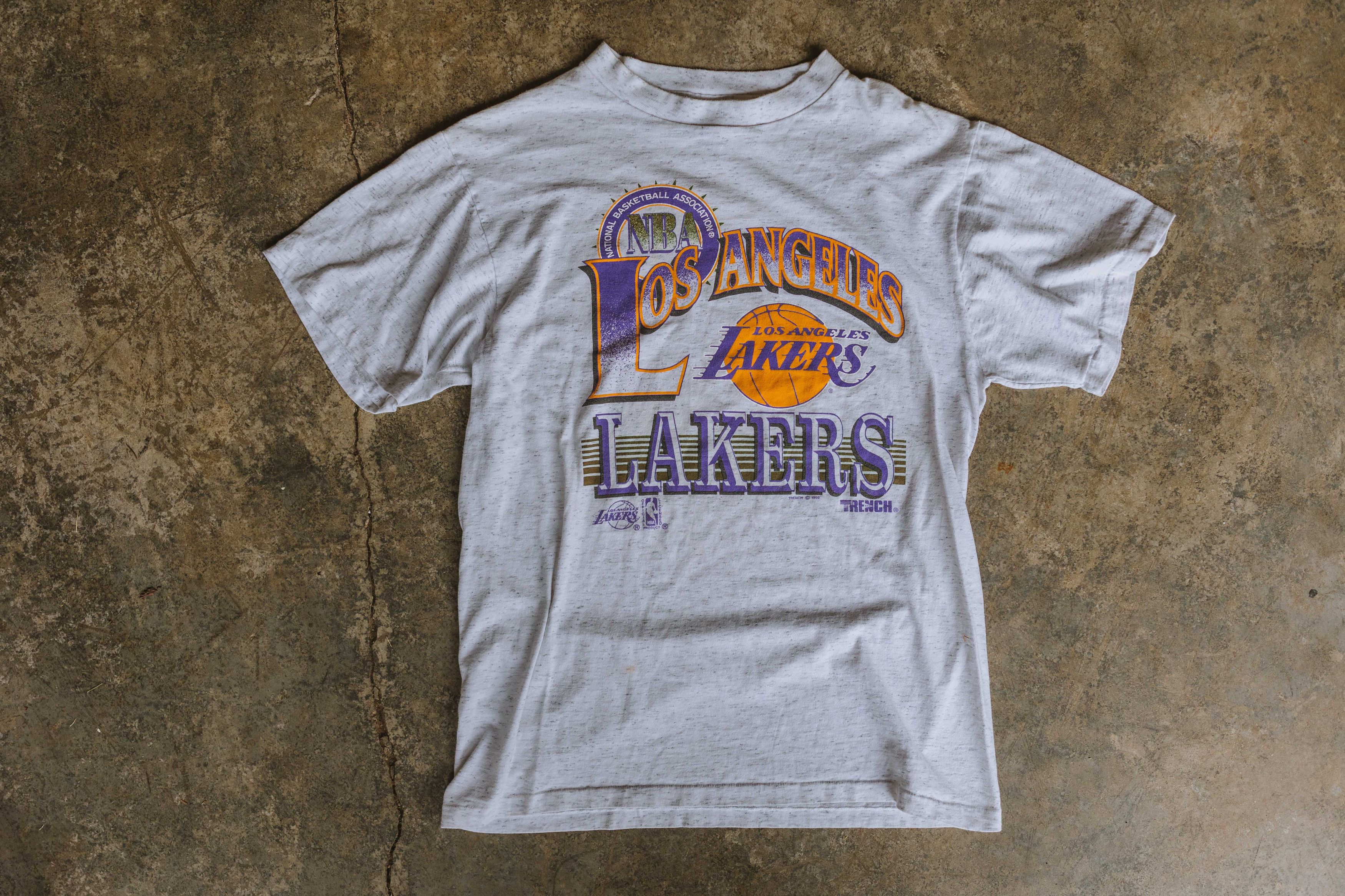 American Trench 90s Lakers T-shirt Size US L / EU 52-54 / 3 - 1 Thumbnail