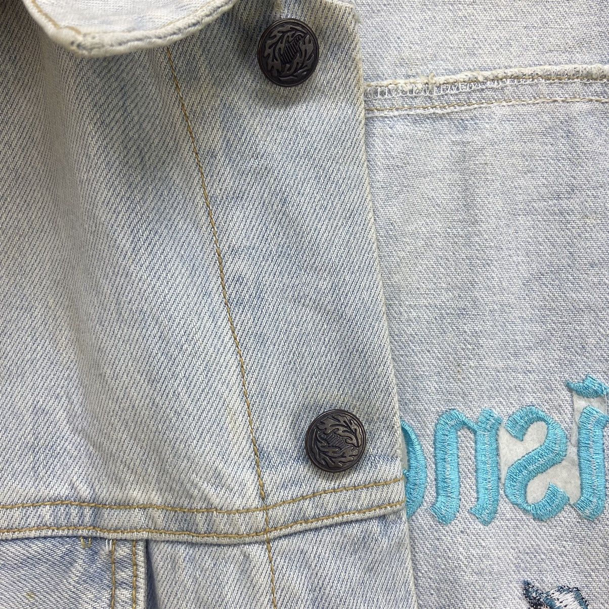 Mickey Mouse × Vintage Vtg Made in USA 35th Anniversary USA Flag Denim Trucker Size US M / EU 48-50 / 2 - 23 Thumbnail
