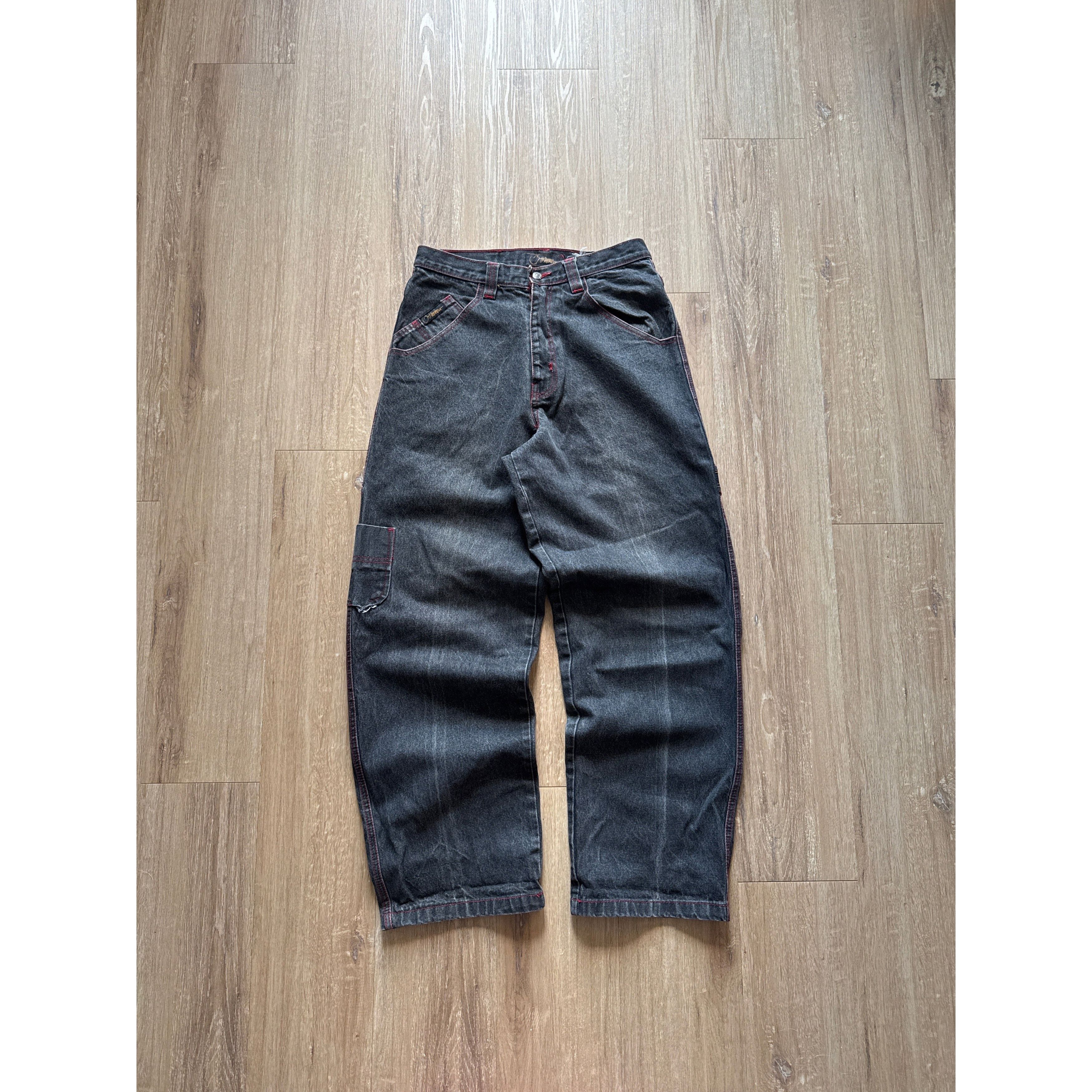 Vintage Vintage Y2K Baggy Faded Black Denim Jeans Size US 28 / EU 44 - 1 Thumbnail