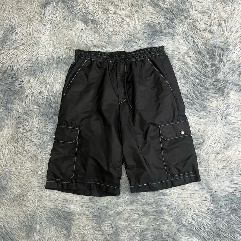Prada Prada Black Cotton Men's Shorts Size US 26 / EU 42 - 1 Thumbnail