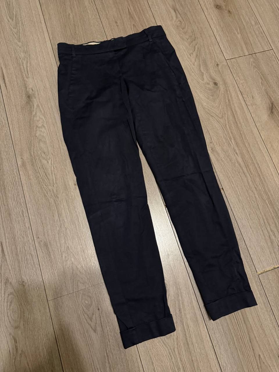Max Mara S Max Mara pants Size 8 Blue Cotton Size 27" / US 4 / IT 40 - 2 Thumbnail