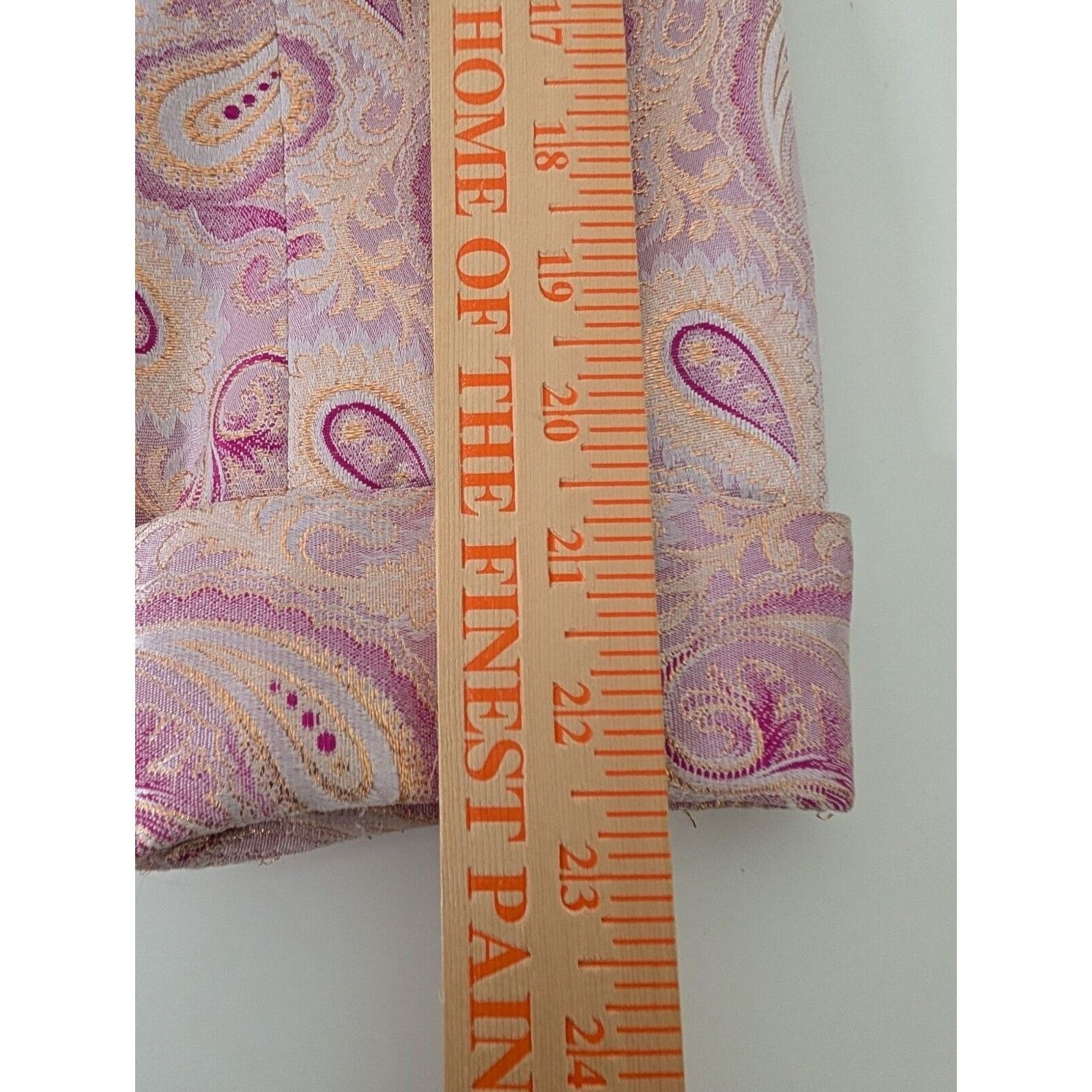 Designer Vintage Eva Polini Couture Paisley Blazer Womens Size 12 Size XL / US 12-14 / IT 48-50 - 10 Thumbnail