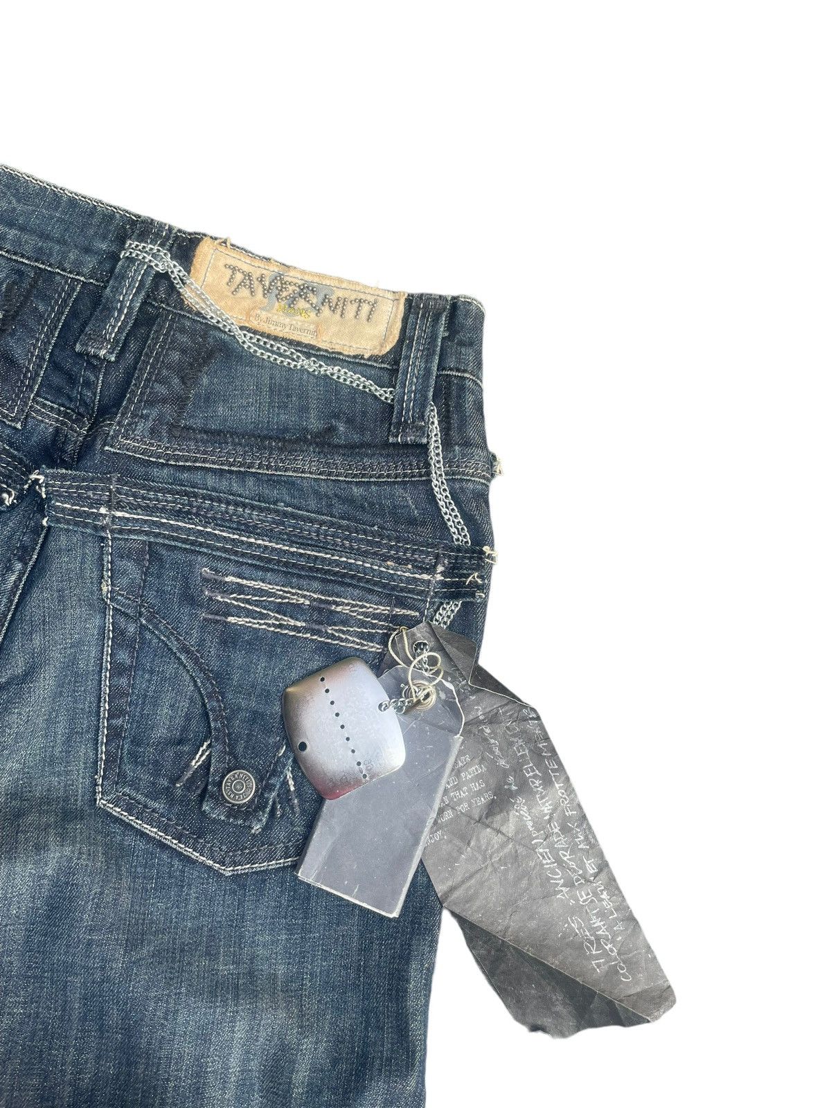 Designer × Jimmy Taverniti Jimmy Taverniti Wide Leg Denim Size 26" / US 2 / IT 38 - 8 Thumbnail