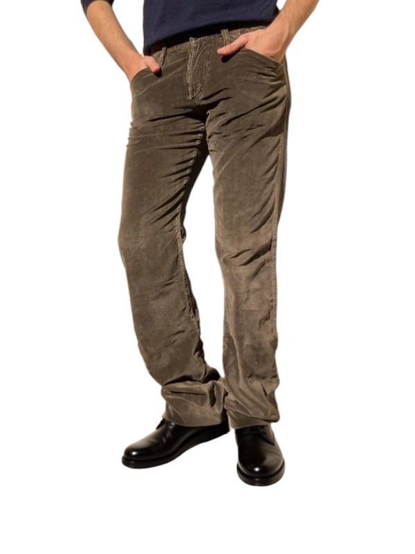 Dolce & Gabbana D&G Brown Distressed Western Corduroy Pants (F/W 2003) Size US 32 / EU 48 - 3 Thumbnail