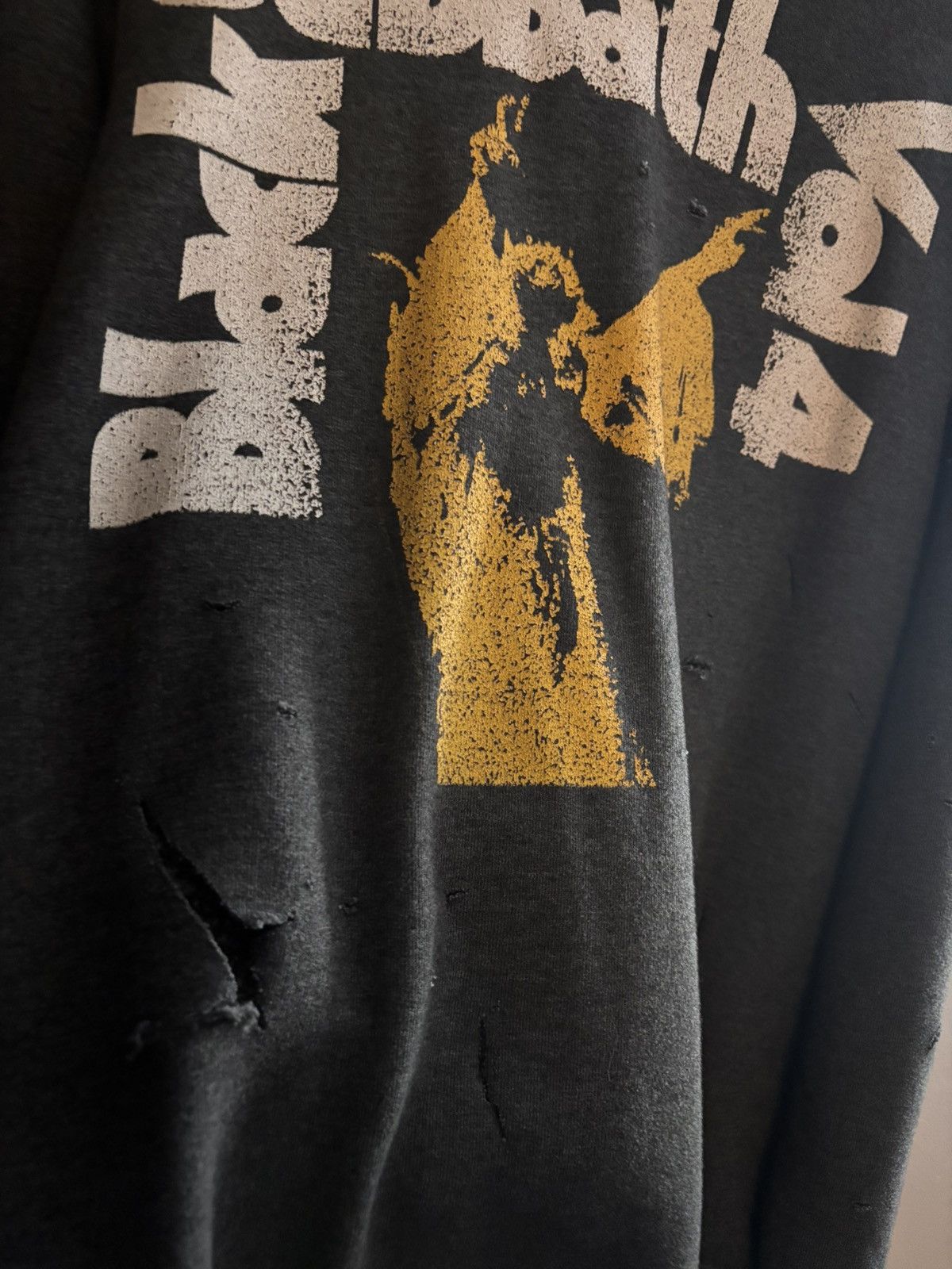 Black Sabbath Thrashed Black Sabbath Vol. 4 Album Cover Crewneck Sweater Size US M / EU 48-50 / 2 - 4 Thumbnail