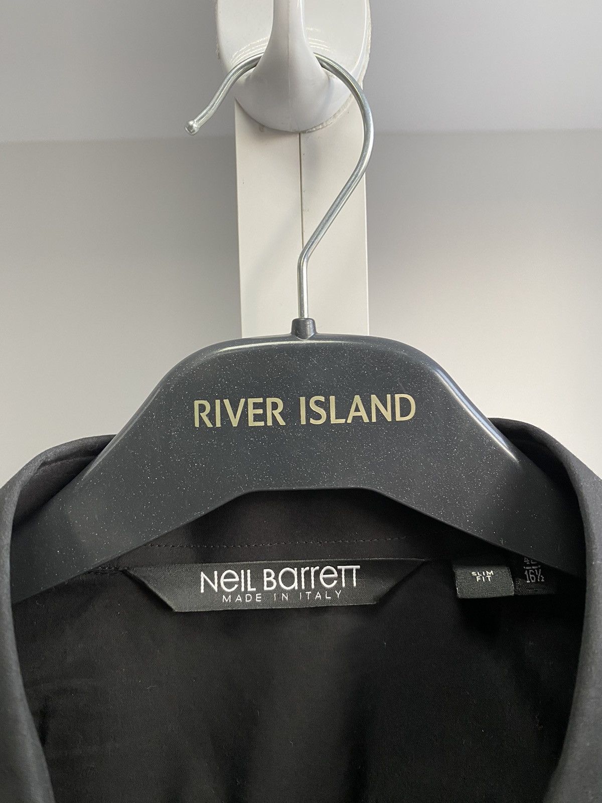 Designer × Neil Barrett × Vintage Vintage Neil Barrett Embroidered Fair Isle Thunderbolt Shirt Size US L / EU 52-54 / 3 - 12 Thumbnail