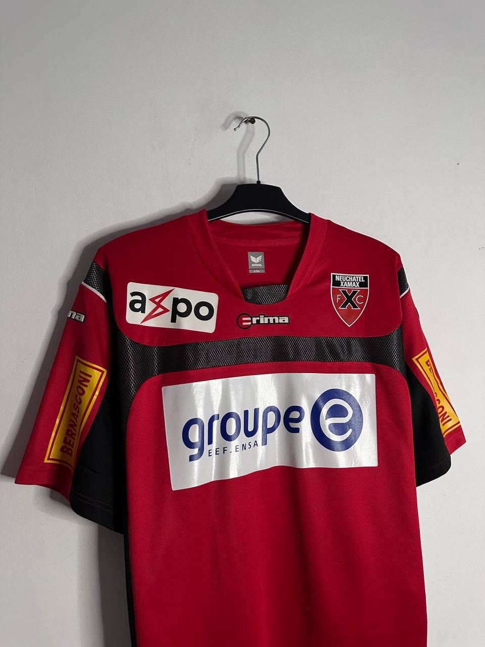 Erima Neuchâtel Xamax Erima Match Soccer Jersey Super League Rare Size US XL / EU 56 / 4 - 2 Thumbnail