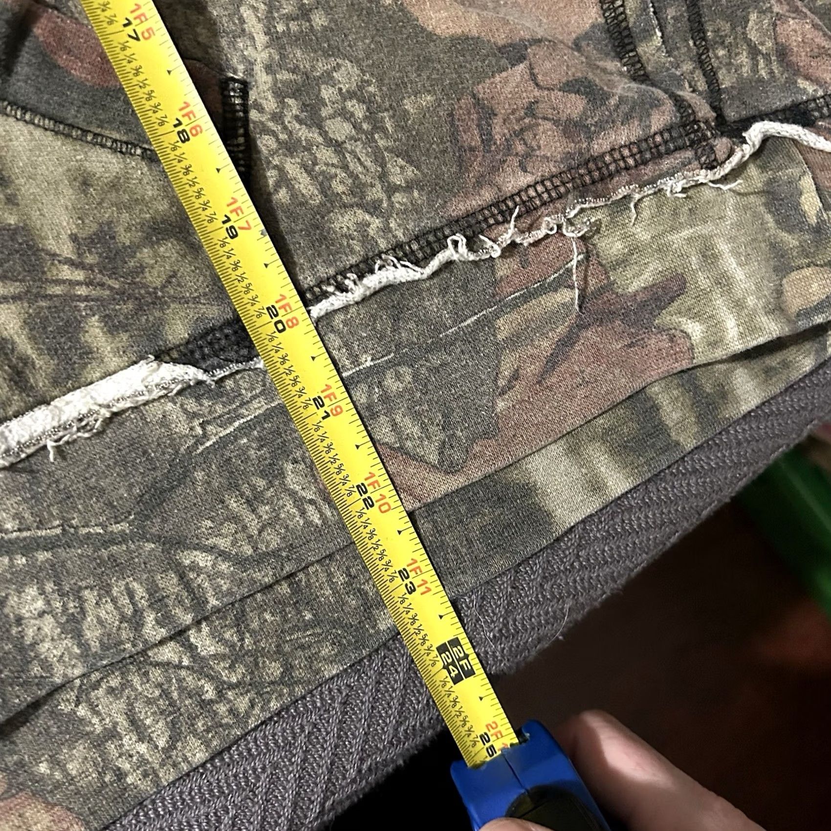 Vintage VINTAGE Mossy Oak Break Up camo Hoodie Womens XL Brown Pullover Y2K 2000s Activewear Camouflage Size XL / US 12-14 / IT 48-50 - 6 Thumbnail