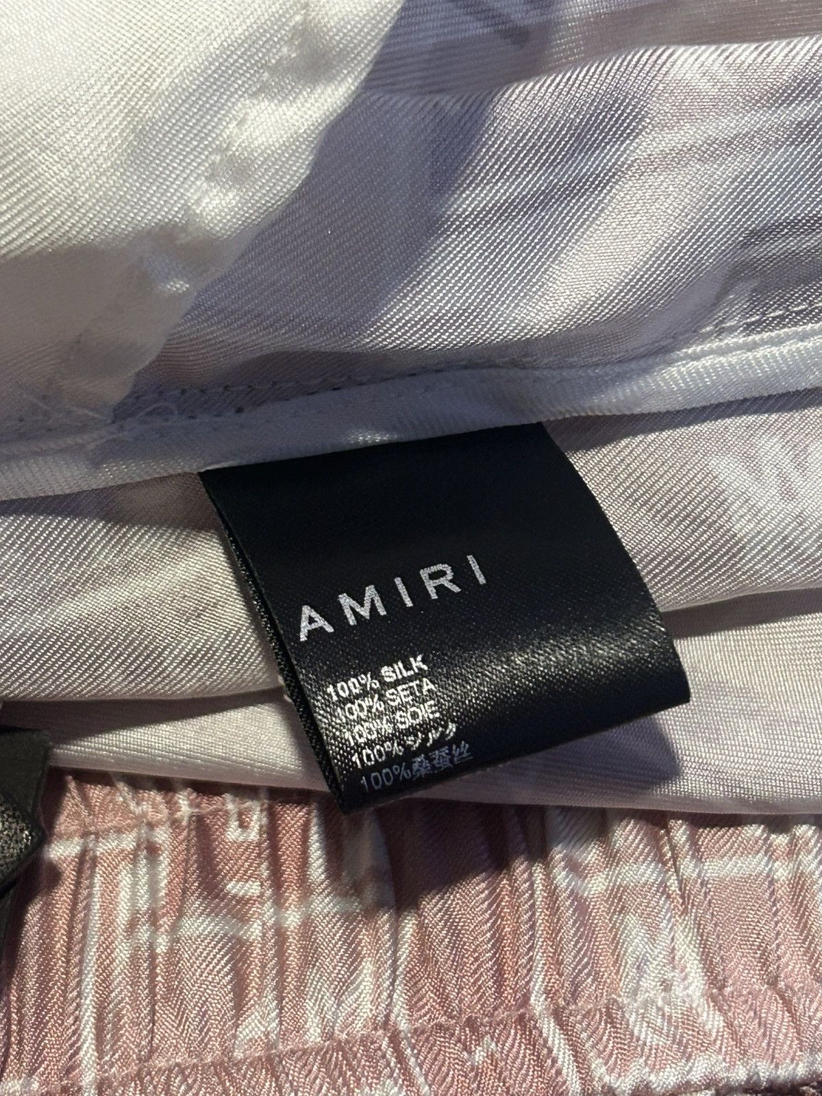 Amiri Amiri Gradient Tape Silk Shorts Size US 34 / EU 50 - 5 Thumbnail
