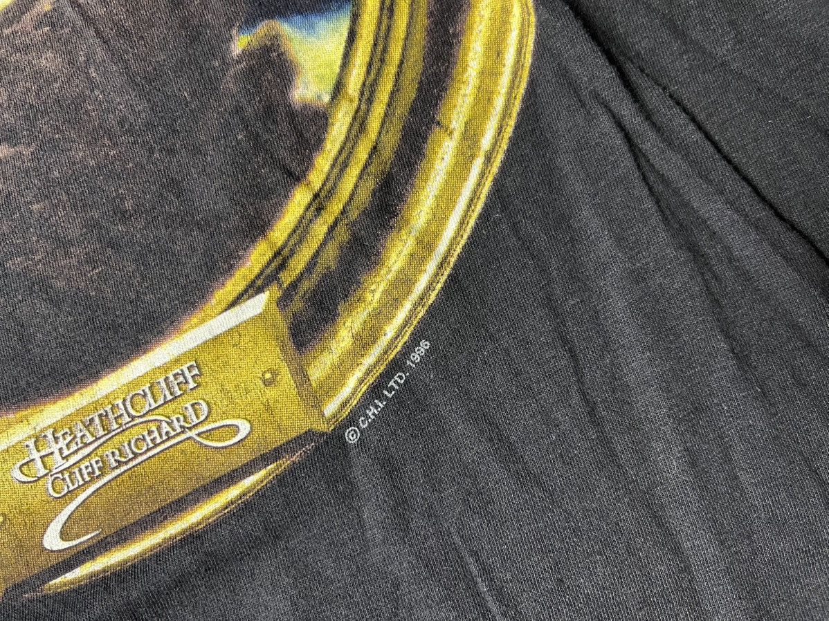 Band Tees Cliff Richard Vintage tour 1996 T Shirt HEATHCLIFF size XL Size US XL / EU 56 / 4 - 4 Thumbnail