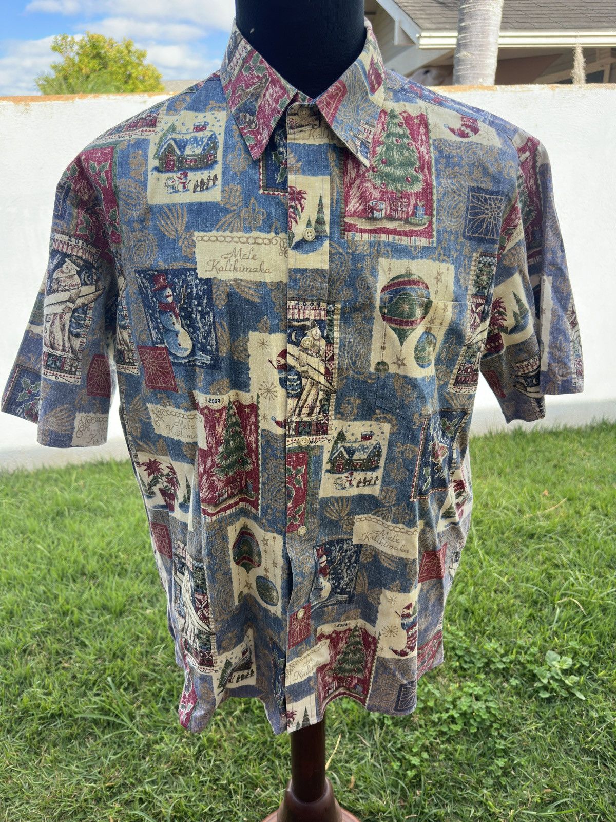 Reyn Spooner Reyn Spooner Men's XL Christmas 2009 Mele Kalikimaka Hawaii Size US XL / EU 56 / 4 - 1 Thumbnail