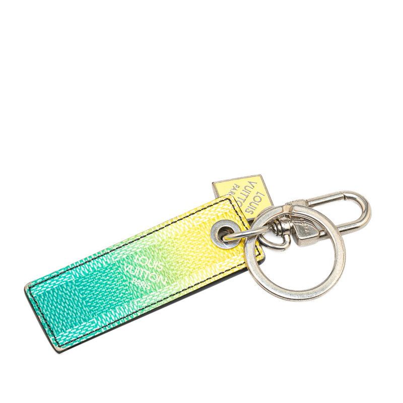Louis Vuitton Louis Vuitton Louis Vuitton Damier Stripe Gradient Charm Key Holder M00736 Canvas Key Holder M00736 in Very Good Condition Size ONE SIZE - 1 Thumbnail